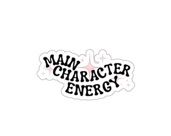 Die-Cut stickers main character energy bookish dark romance kindle dark romance stickers