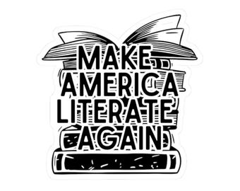maak Amerika weer leesvaardig Kindle Stickers Dark Romance Kiss-Cut Stickers