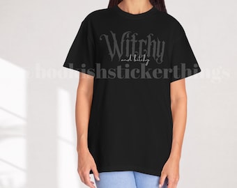 halloween witchy unisex graphic shirt