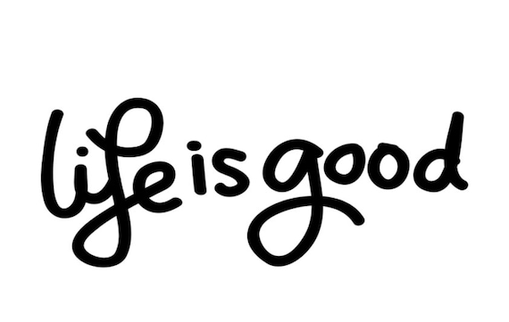 Life is Good Png Clipart Digital Download PNG Transparent | Etsy