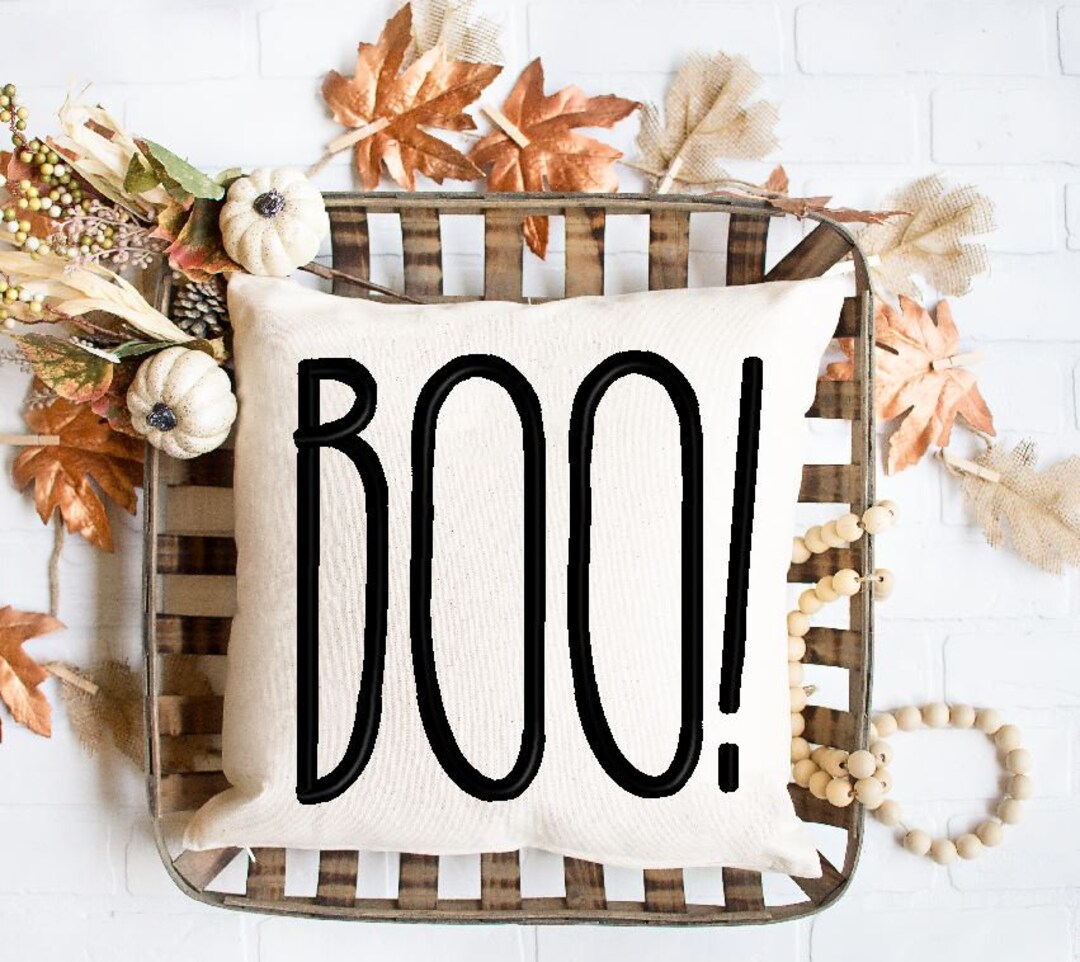 Boo Embroidery Design: Halloween Word Art (4x4-9x9) - Etsy