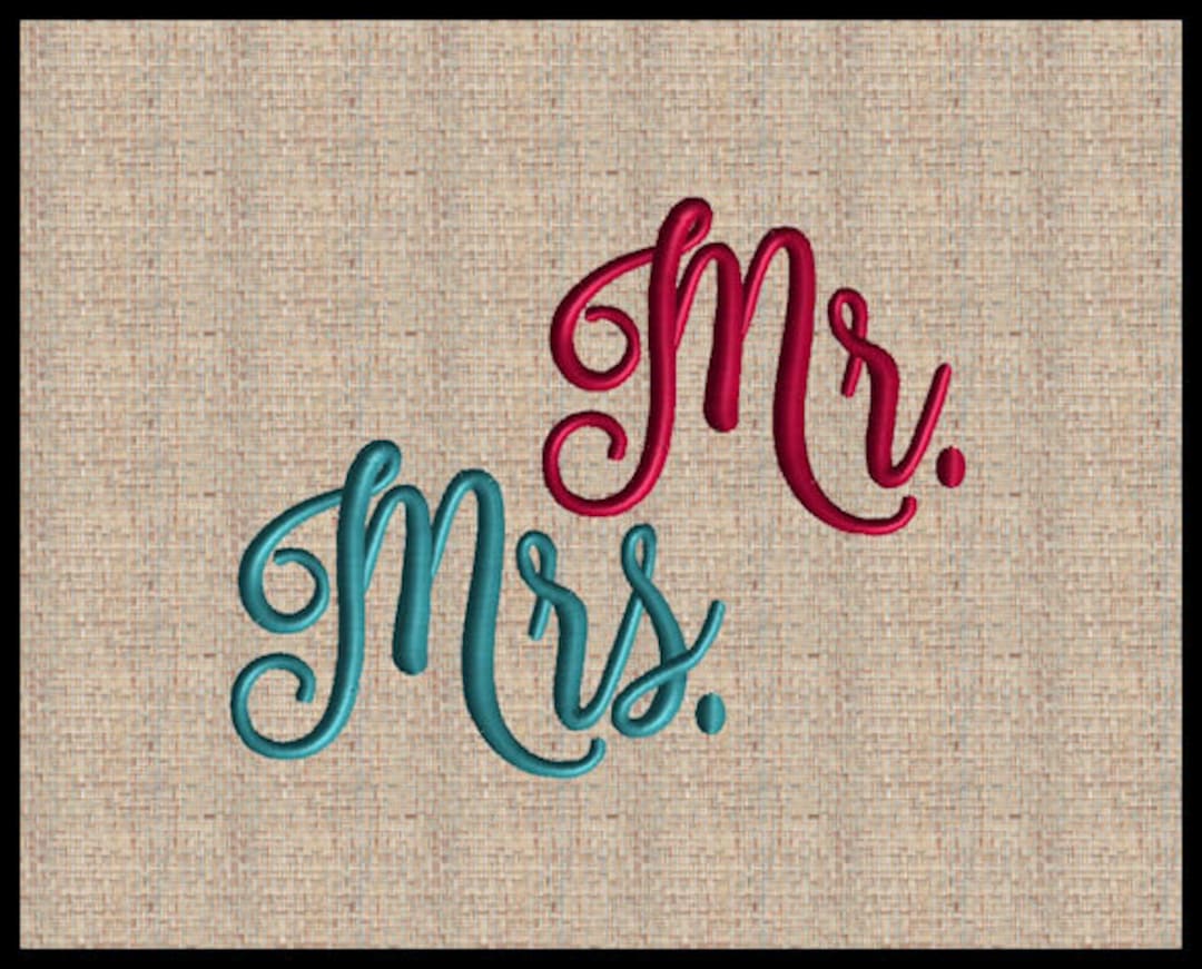 Mrs. With Script Under This item is unavailable - Etsy