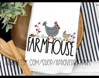 Hen and Chick Machine Embroidery Design - FARMHOUSE - Chicken Embroidery - Flower Embroidery. 5 sizes 5x7 up to 12 x 7