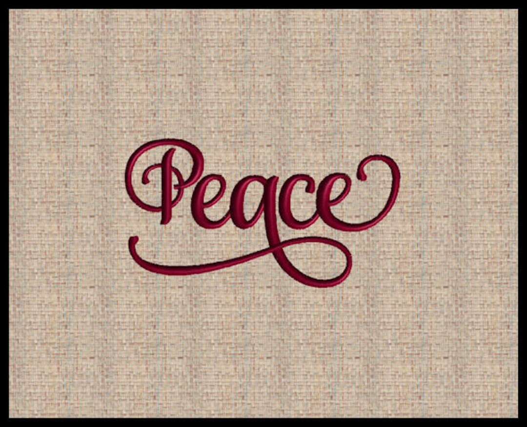 Peace Machine Peace Machine Embroidery Design, Scripture Verse (PES DST EXP) - Etsy ...