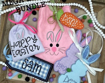 ITH Easter Embroidery Designs BUNDLE – Bunny Treat Bags, Basket Tags (PDF Pattern)