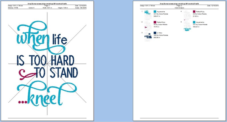 When life is too hard to stand kneel machine emboirdery design 4 sizes 4x6 5x7 8x6 9x7