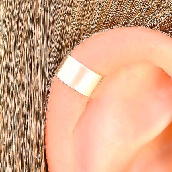 Silver Ear Cuff, Sterling Silver Earcuff, Cartilage Ear Cuff, Silver Ear Wrap, Simple Ear Cuff, Non Pierce Cartilage Earcuff