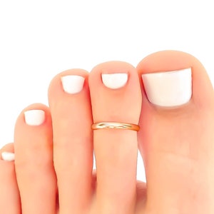 Gold Toe Ring Toe Rings Gold Filled Toe Ring Minimalist Toe