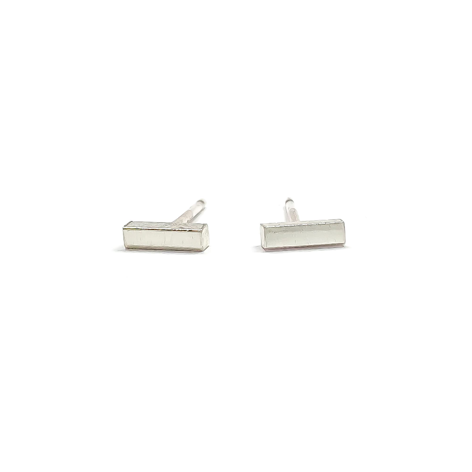 【HYERES LOR】Noailles Silver circle Bar earring 15cm Sterling_Silver_Circle_Drop_Ea