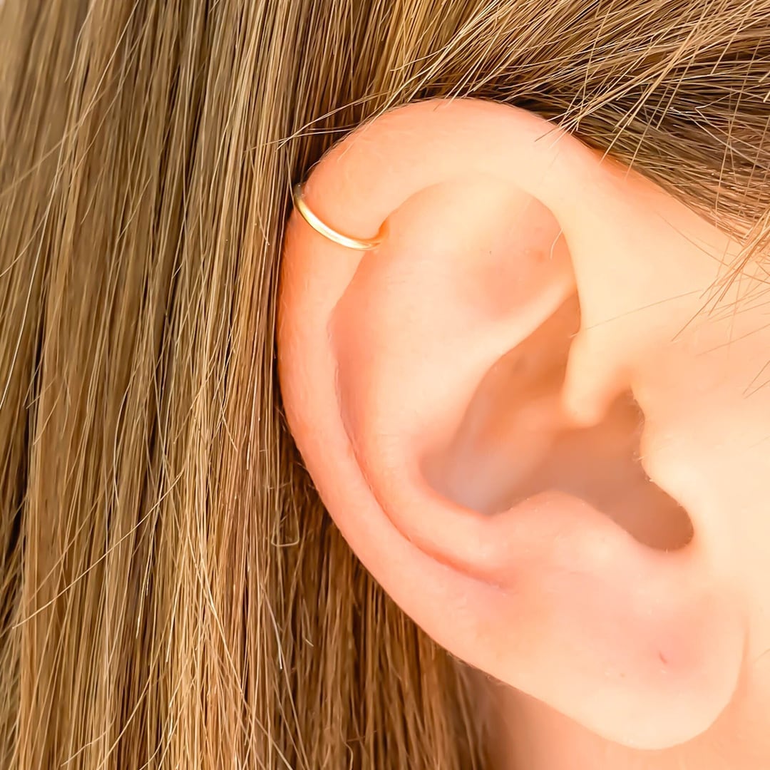 Cartilage Gold Ear Cuff Ear Cuffs No Piercing Non Pierced photo