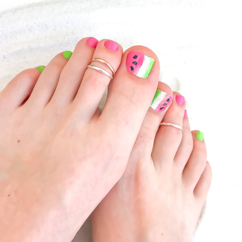 Gold Toe Ring Toe Rings Gold Filled Toe Ring Minimalist Toe Etsy