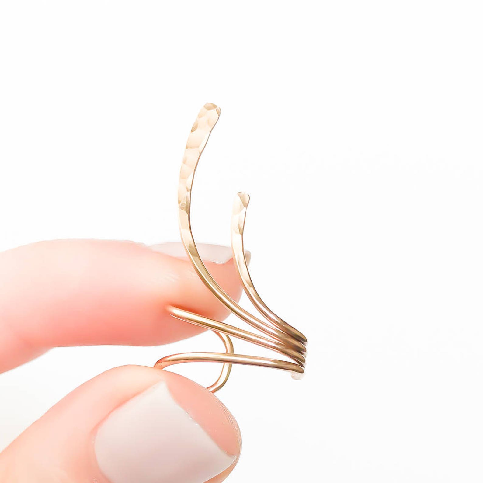 Gold Ear Cuff Climbing Ear Cuff Gold Filled Ear Wrap No Etsy