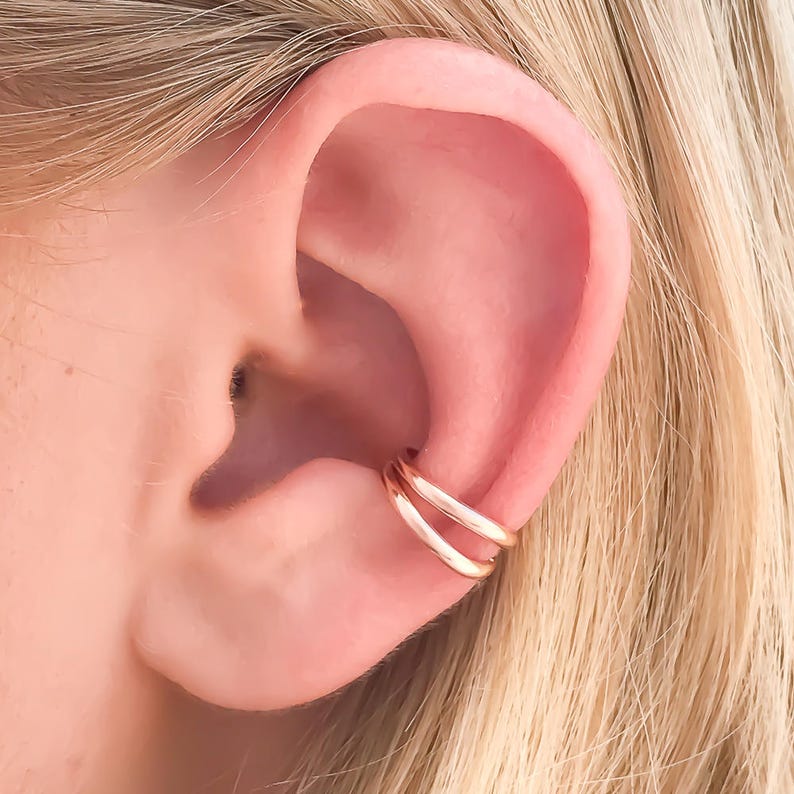 Rose Gold Fringe Ear cuff main image 1