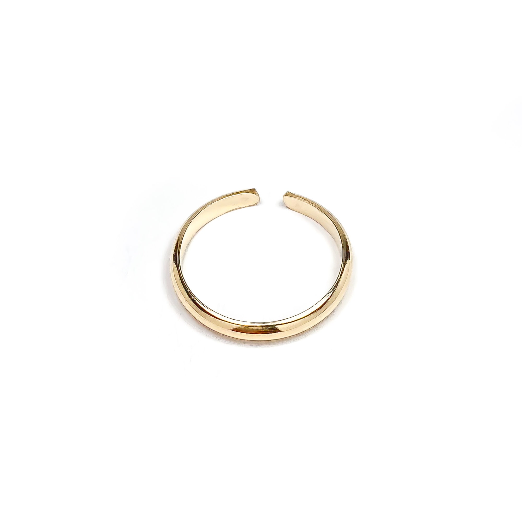 Half Round Toe Ring, 14K Gold Filled – Hoops By Hand