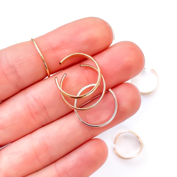 Gold filled toe rings deals