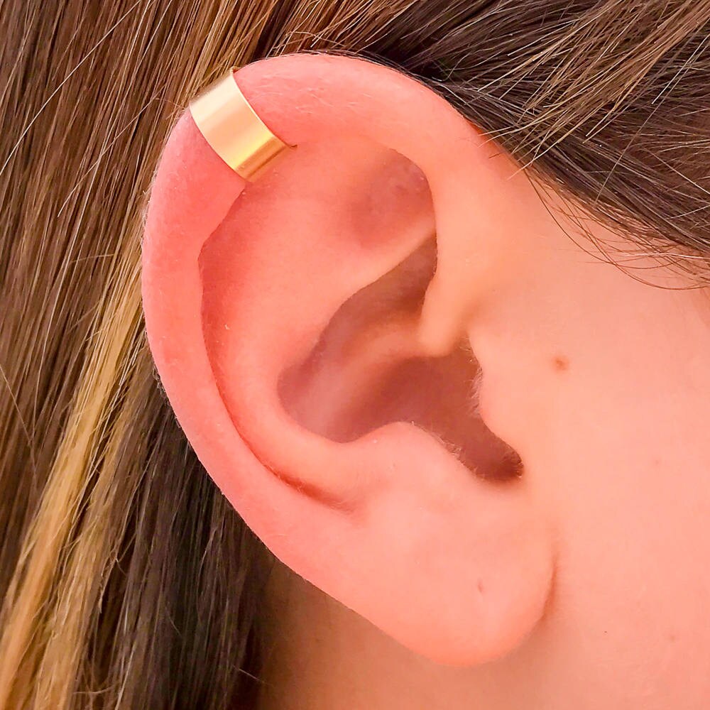 Gold Ear Cuff Gold Filled Ear Cuff Cartilage Ear Cuff Gold Etsy