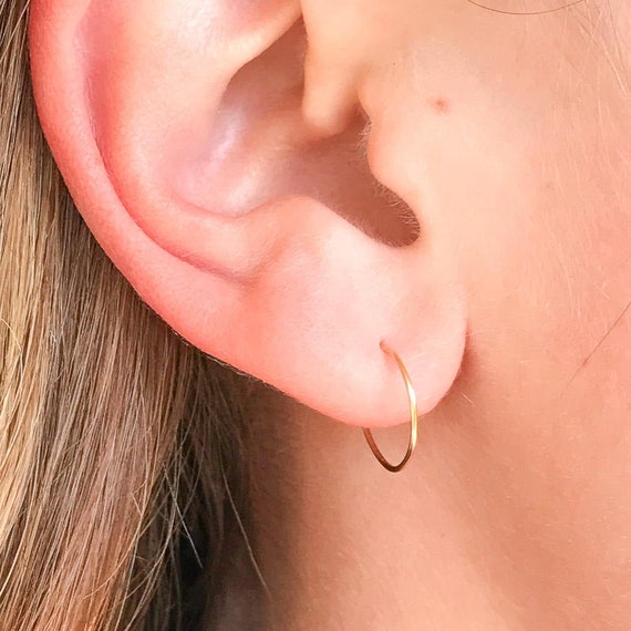Small Miller Stud Huggie Earring: Women's Jewelry, Earrings