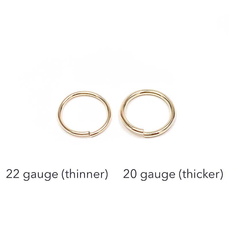 Solid 14K Gold Cartilage Hoop Rook Hoop Earring Rook Etsy