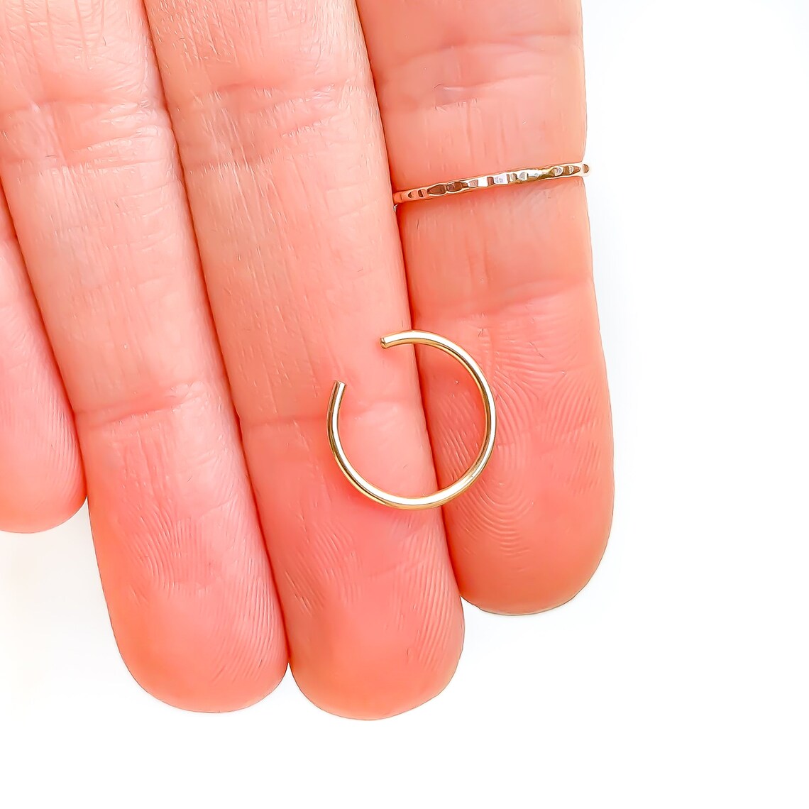 Solid 14K Gold Ear Cuff Gold Conch Ear Cuff Gold Non Pierced Etsy