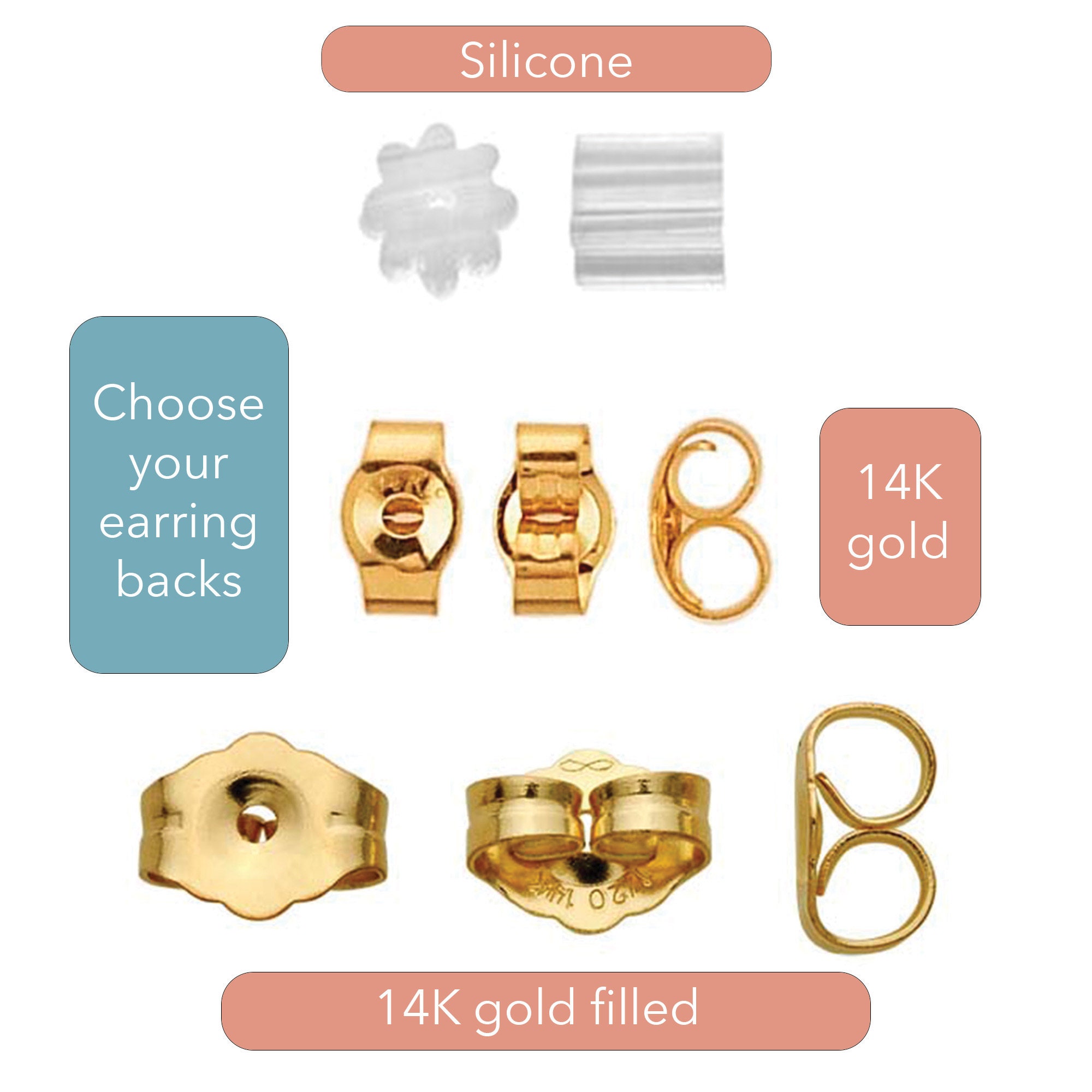 ピアス LESS IS MORE Single sale 14k gold bar earrings Solid Gold Bar Stud Single Earring, 14k