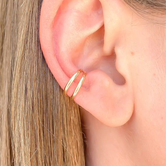 Gold Ear Cuff No Piercing Ear Cuff Delicate Ear Cuff - Etsy