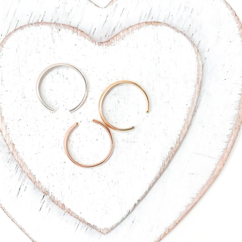 Rose Gold Ear Cuff Rose Gold Filled Non pierced cuff Etsy