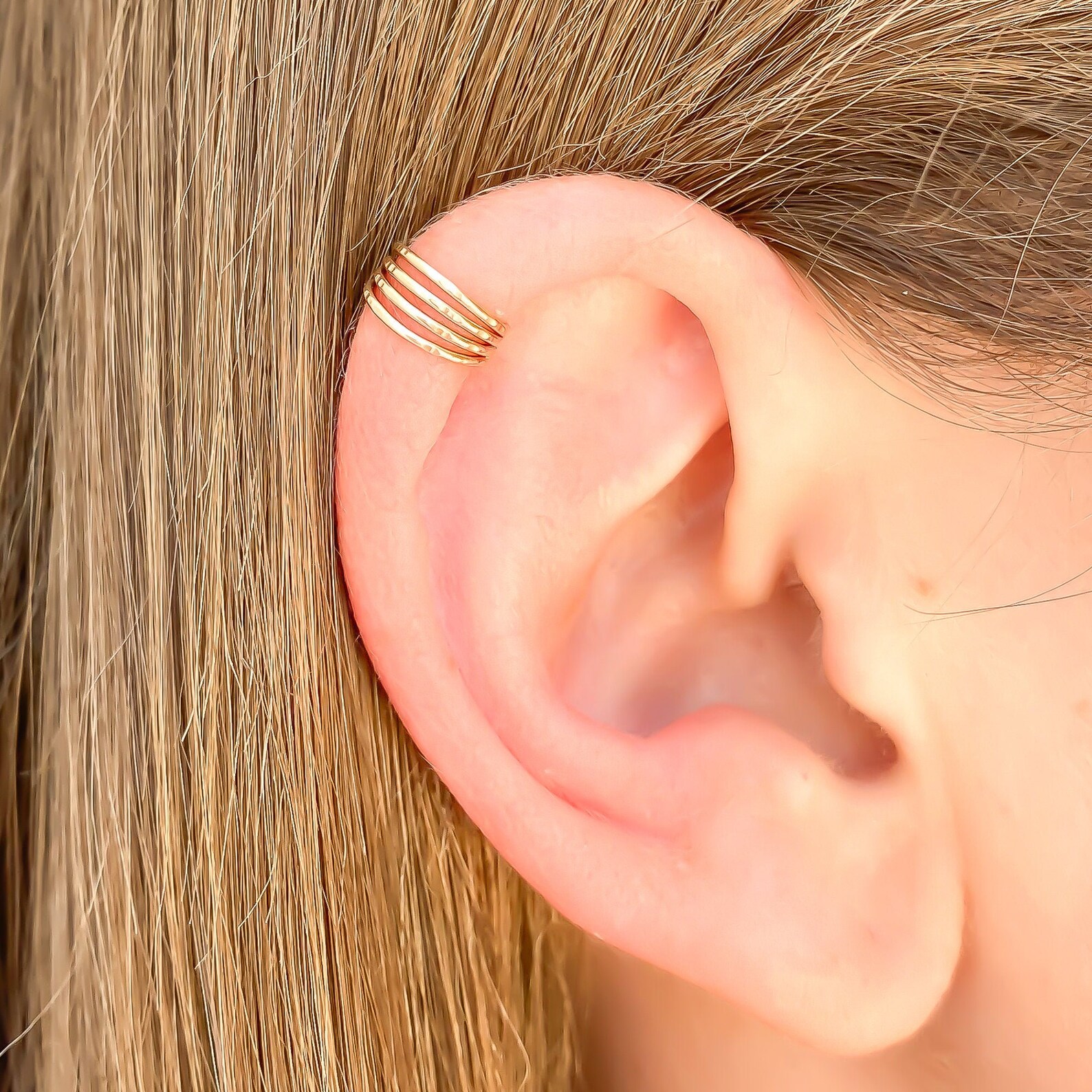 Gold Cartilage Ear Cuff Gold Filled Ear Cuff Earcuff Etsy