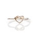 Love Knot Ring, Promise Ring, Tie the Knot, Sterling Silver, Bridesmaid rings, Friendship Ring, Knot Ring, Heart Ring 