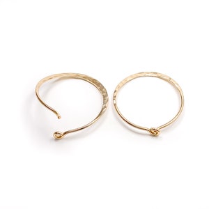 Small Gold Filled Hammered Hoops, 14k Gold Filled Jewelry, Huggie Hoop ...