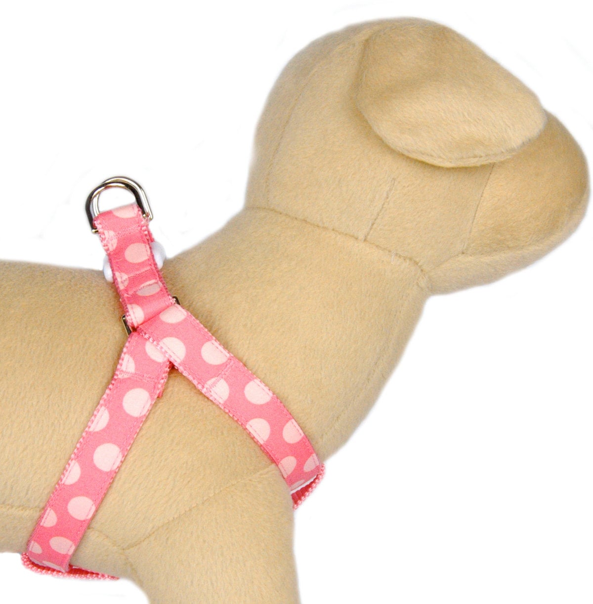Pink Dog Harness Cute Polka Dots Step in Dog Harness for Puppy Etsy