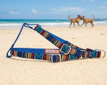 Ethnic Aztec Step-In Dog Harness: Southwestern Ikat Pet Harness