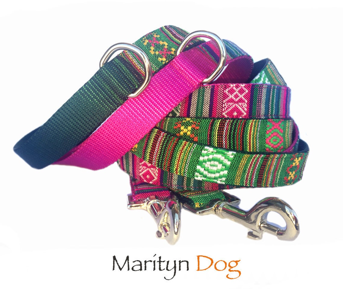 Designer Dog Leash Southwestern Ethnic Stripe Dog Leash Navajo Etsy