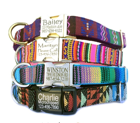 Collares para perros Personalizados Grabado etiqueta de - Etsy