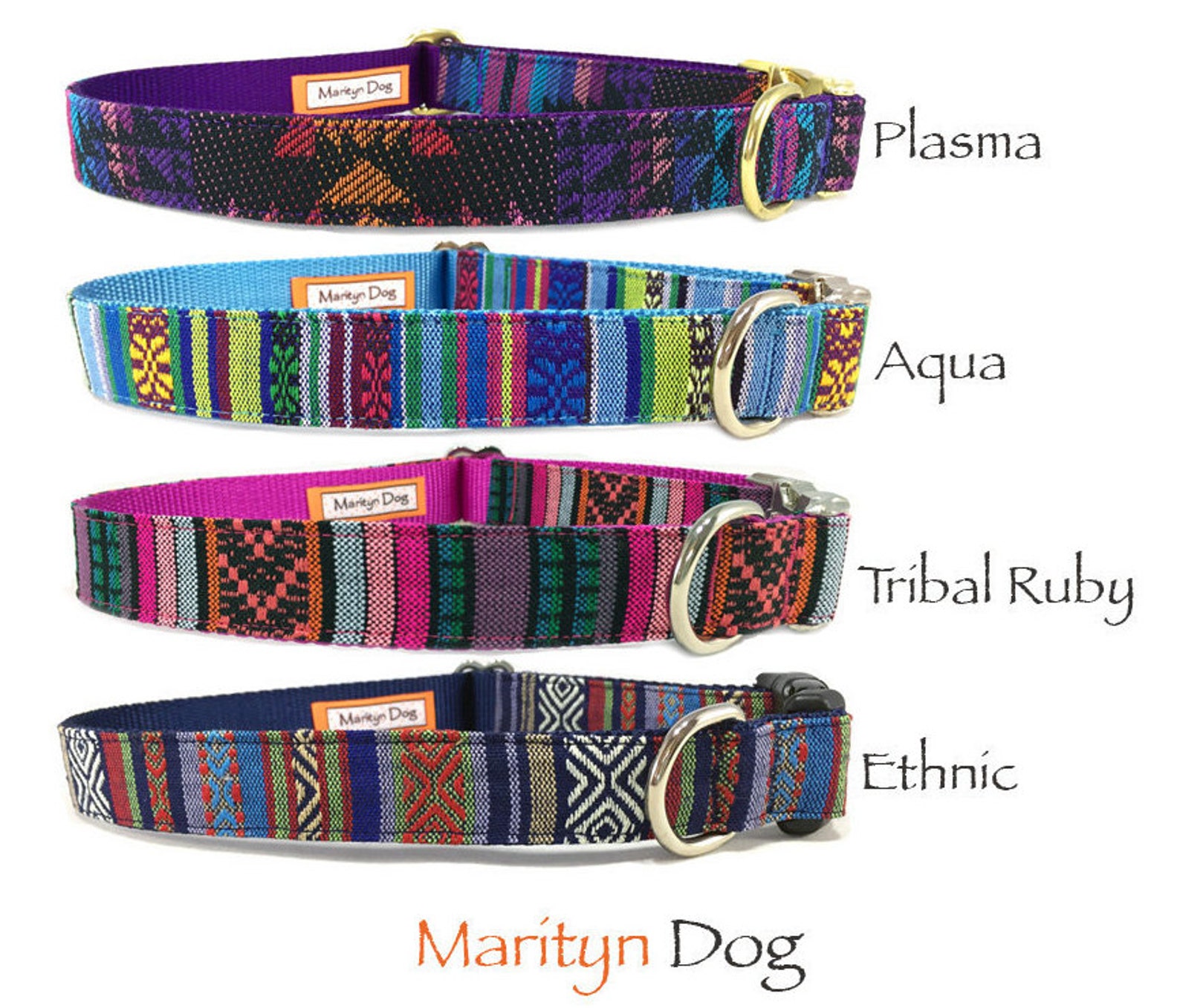 Dog Collar Embroidery Style Fabric Dog Collar Southwestern Etsy