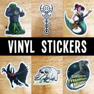 Vinyl Illustrated Stickers