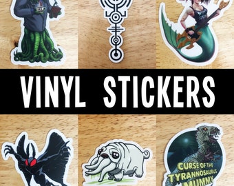 Vinyl Illustrated Stickers