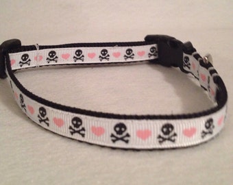 1/2" Buckle - Skulls & Hearts