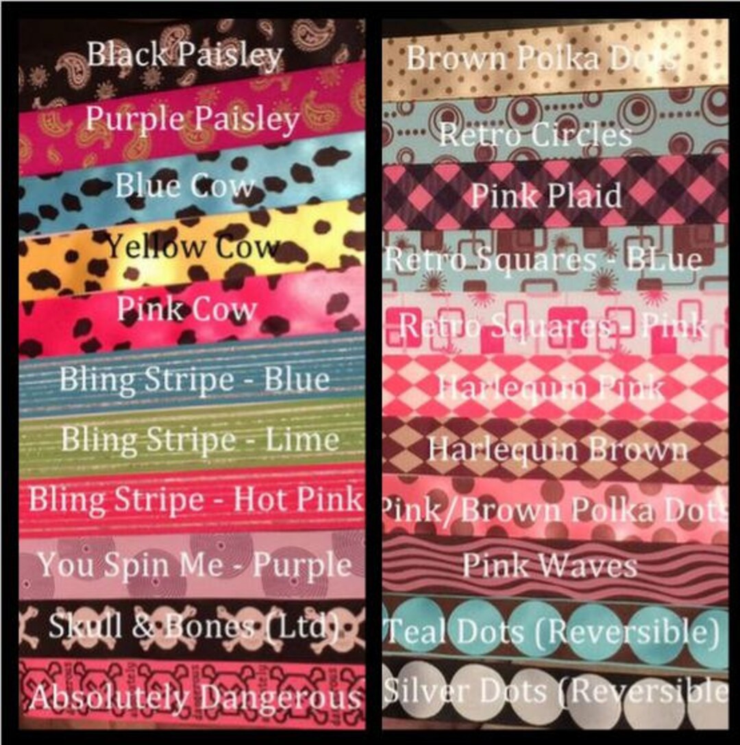 Custom Dog Collar Design Your Own 1.5 or 2 Wide, Popular Prints Ribbon Etsy