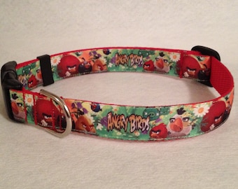 1" Buckle or Martingale - Angry Birds