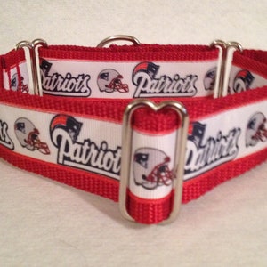 Custom Dog Collar Design Your Own 1, 1.5, or 2 Wide Sports Team Ribbon Dog Collar image 2