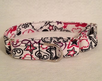 3/4" Martingale or Buckle - Chicks Rock
