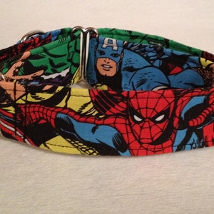 1.5" Martingale or Buckle - Superheroes