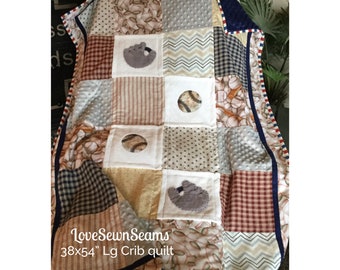 Baseball Baby Quilt Etsy