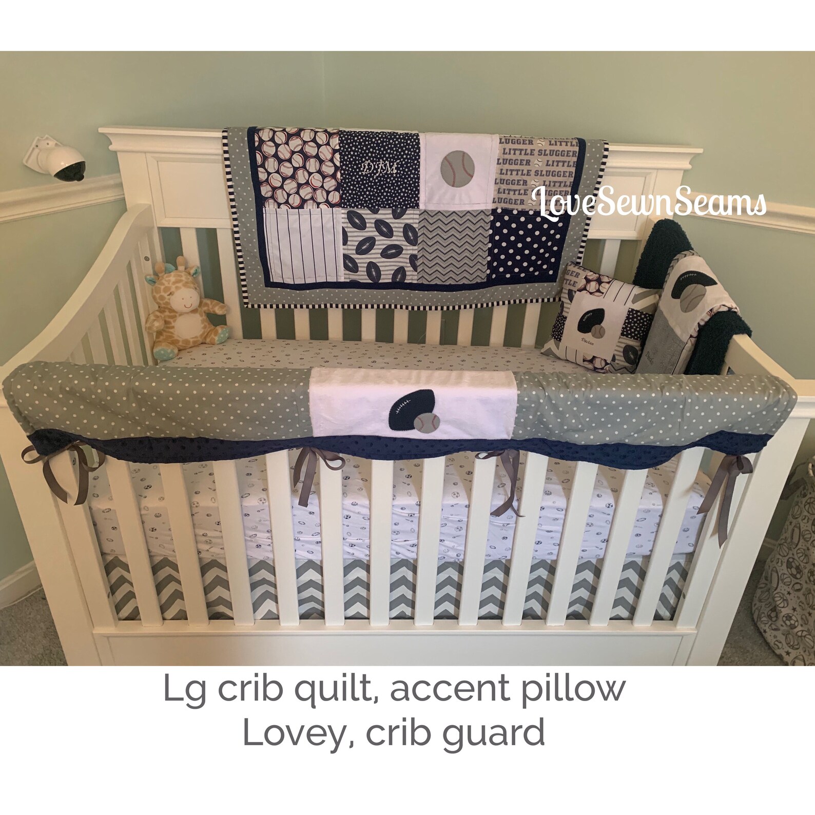 MADE TO Order/sports Quilt/football Baby Quilt/sports Etsy