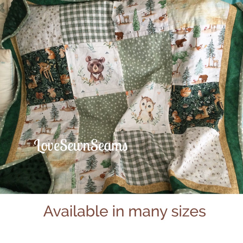 Quilted All You Need Bundle in Woodland Blue + Changer Mat +