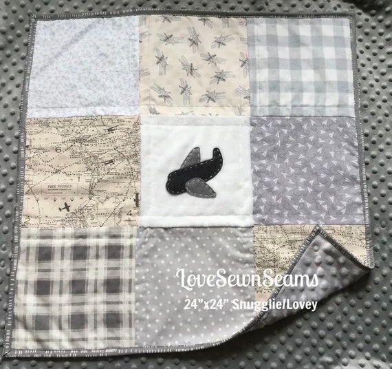 Airplane Quilt airplane Baby Quilt comfort Quilt baby Quilt cuddle Quilt crib Quilt vintage Plane Quilt Etsy Canada
