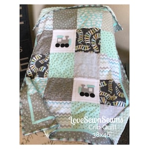 MADE TO ORDER/Train quilt/Train baby quilt/Train blanket/Trains/Train baby quilt/Modern baby quilt/Child’s quilt
