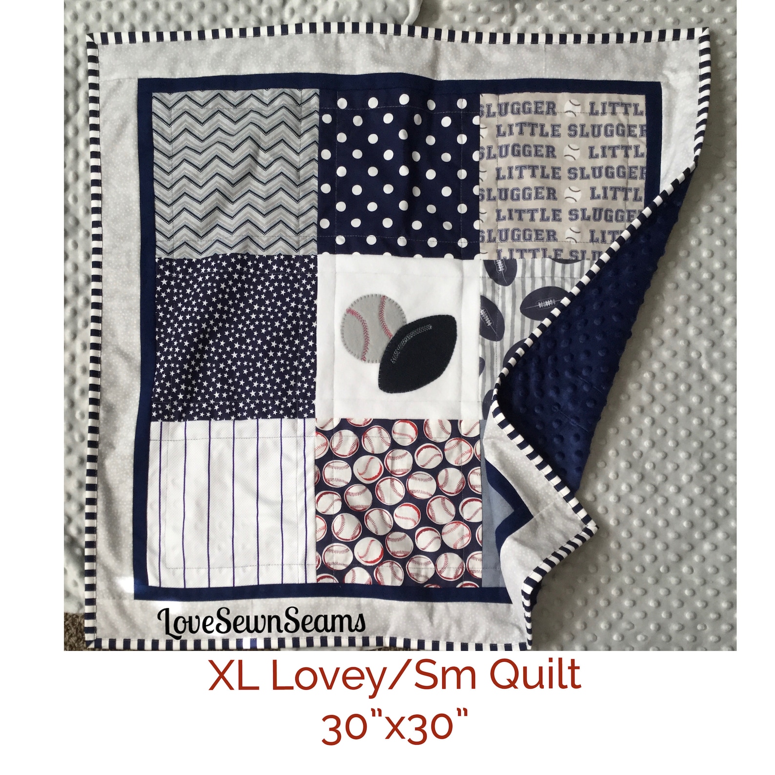 MADE TO Order/sports Quilt/football Baby Quilt/sports Etsy