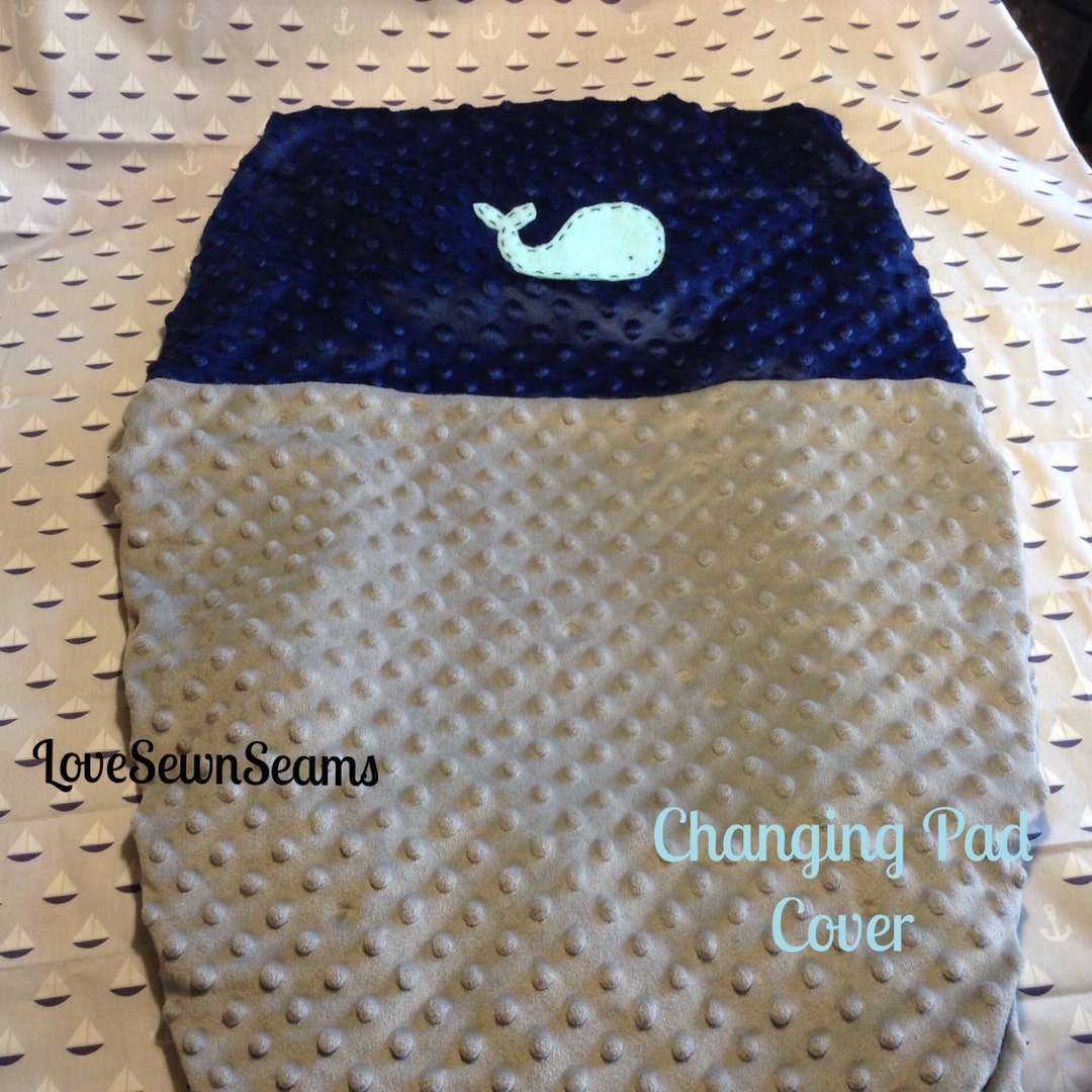MINKY Changing Pad Cover/changing Table Pad Cover Etsy