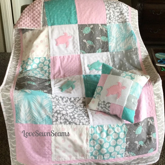 sea turtle nursery bedding